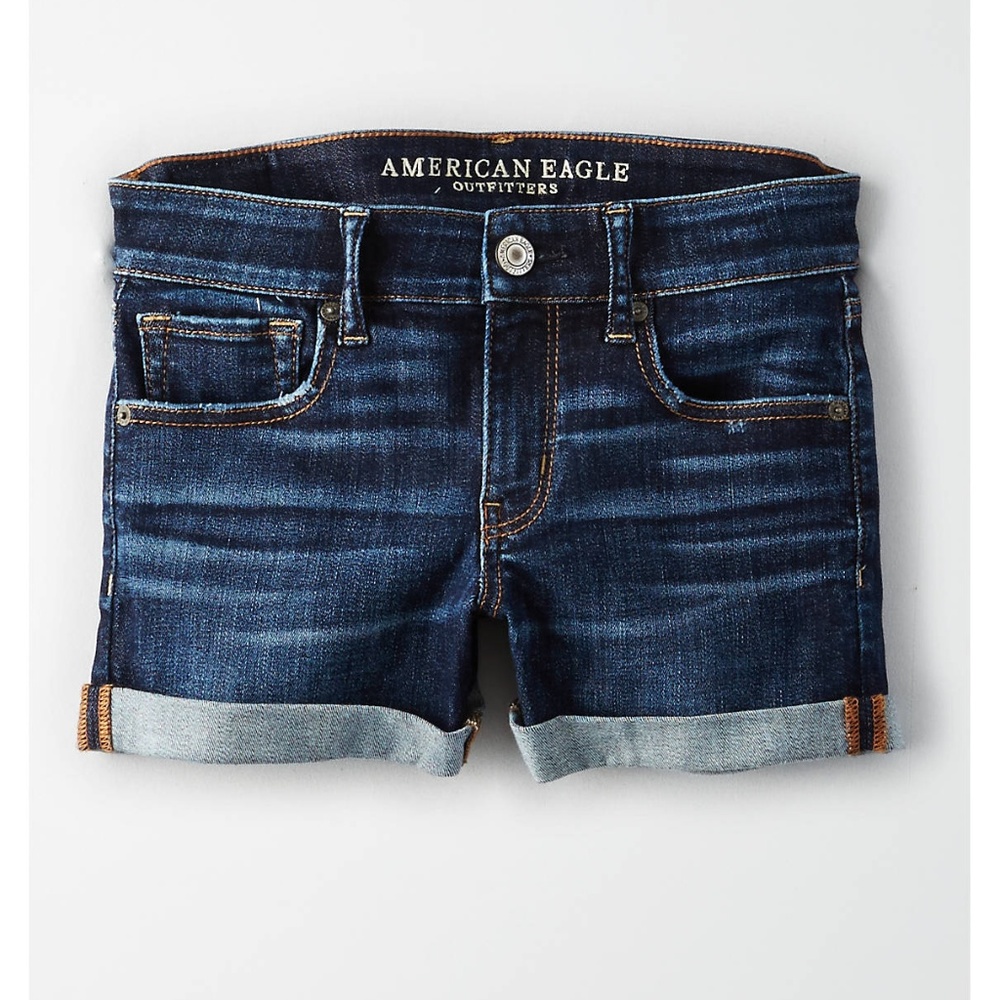 American Eagle Jean Cuff Shorts